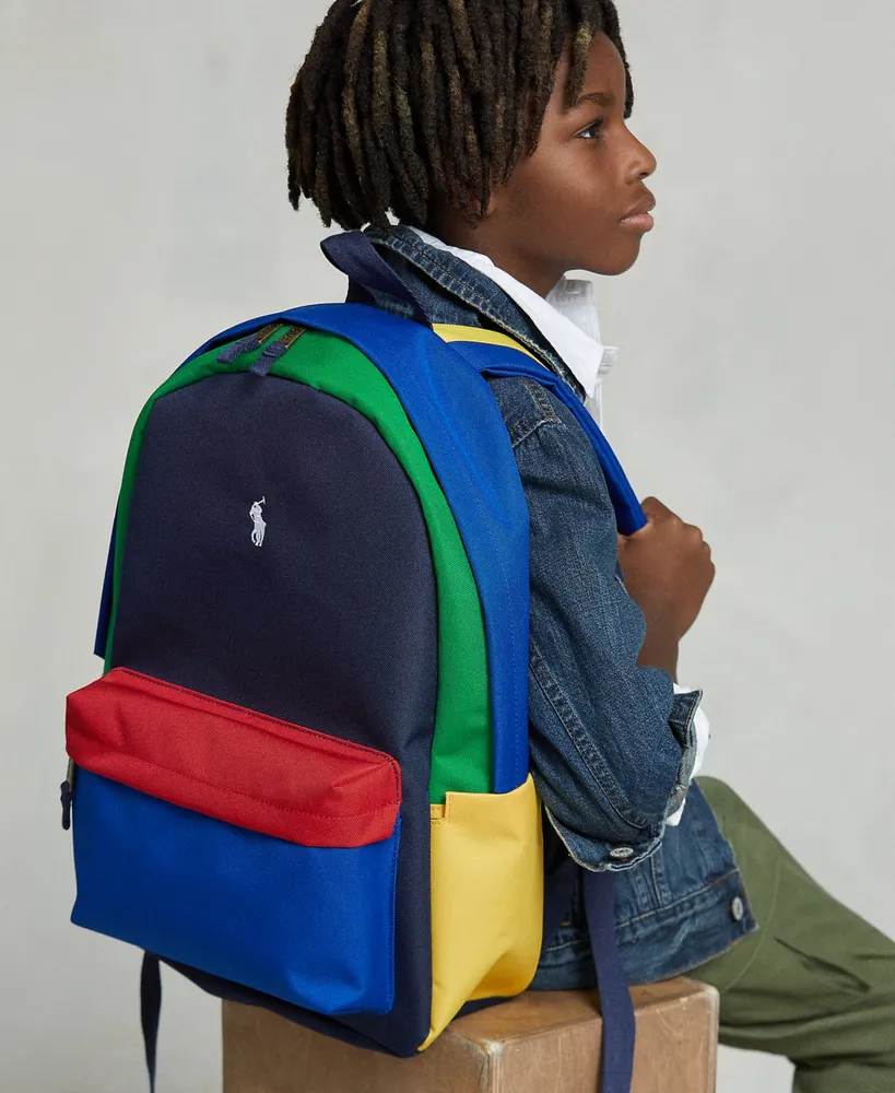 Polo Ralph Lauren Boys And Girls Color Backpack