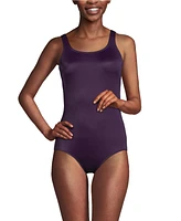 Lands' End Women's Ddd-Cup Chlorine Resistant Soft Cup Tugless Sporty One Piece Swimsuit