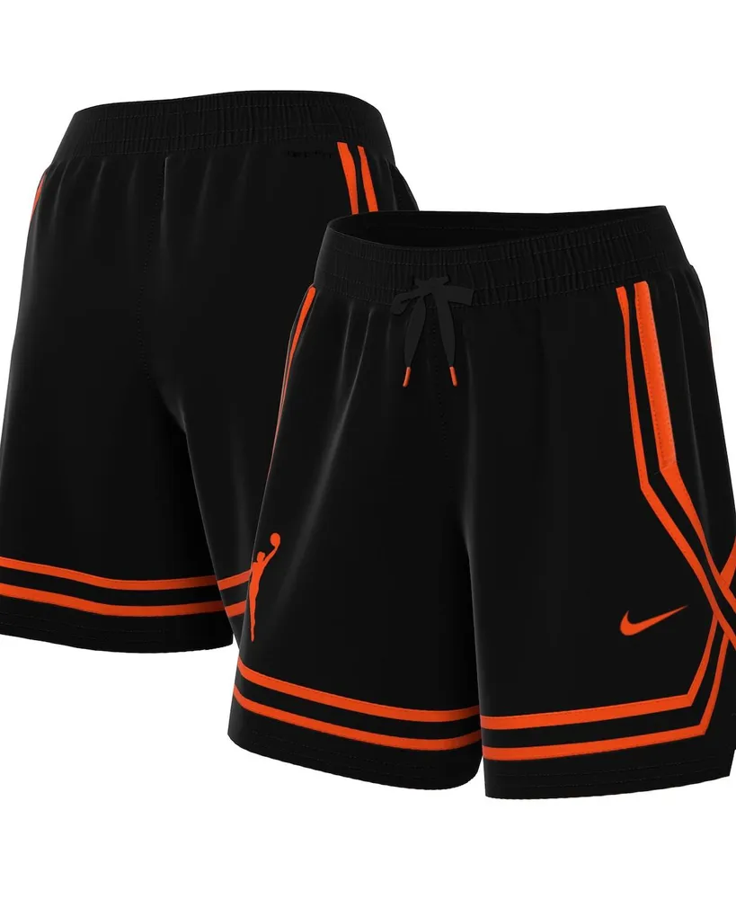 Women's Nike Black Wnba Logowoman Team 13 Crossover Shorts