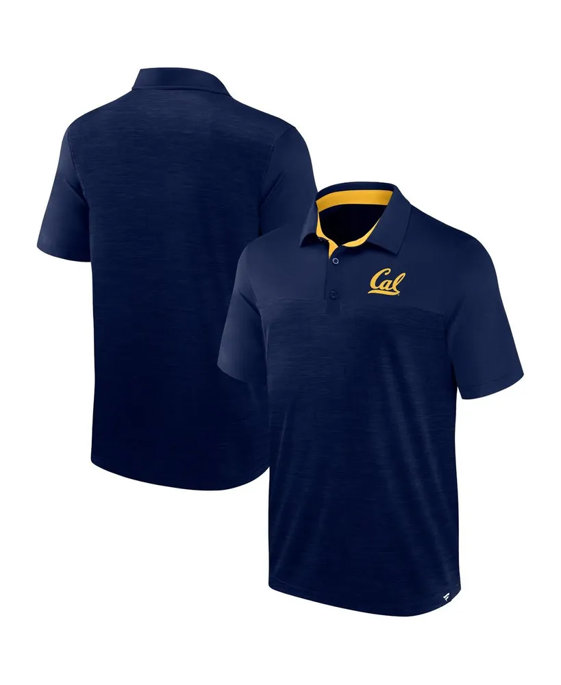 Men's Fanatics Heather Navy Cal Bears Classic Homefield Polo Shirt