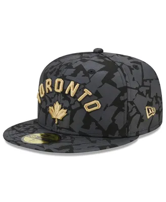 Men's New Era Gray Toronto Raptors 2022/23 City Edition Official 59FIFTY Fitted Hat