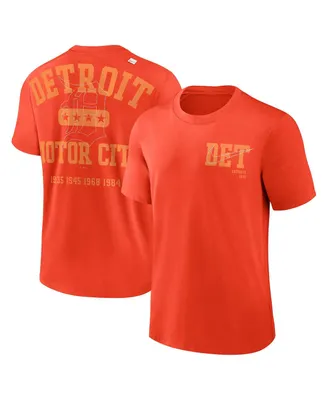 Men's Nike Orange Detroit Tigers Statement Game Over T-shirt