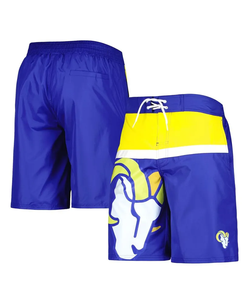 Men's G-iii Sports by Carl Banks Royal Los Angeles Rams Sea Wind Swim Trunks