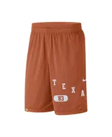 Men's Nike Texas Orange Longhorns Wordmark Performance Shorts