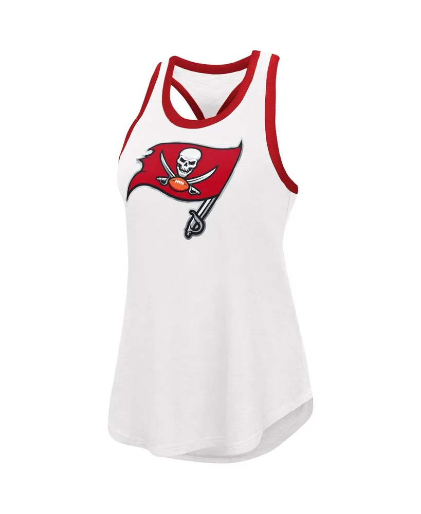 Women's G-iii 4Her by Carl Banks White Tampa Bay Buccaneers Tater Tank Top