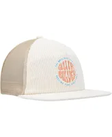 Men's Quiksilver Cream Coasteeze Trucker Snapback Hat