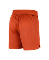 Men's Nike Orange Clemson Tigers Mesh Performance Shorts