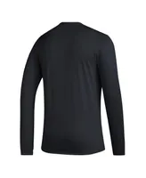 Men's adidas Black San Jose Earthquakes Club Dna Long Sleeve T-shirt