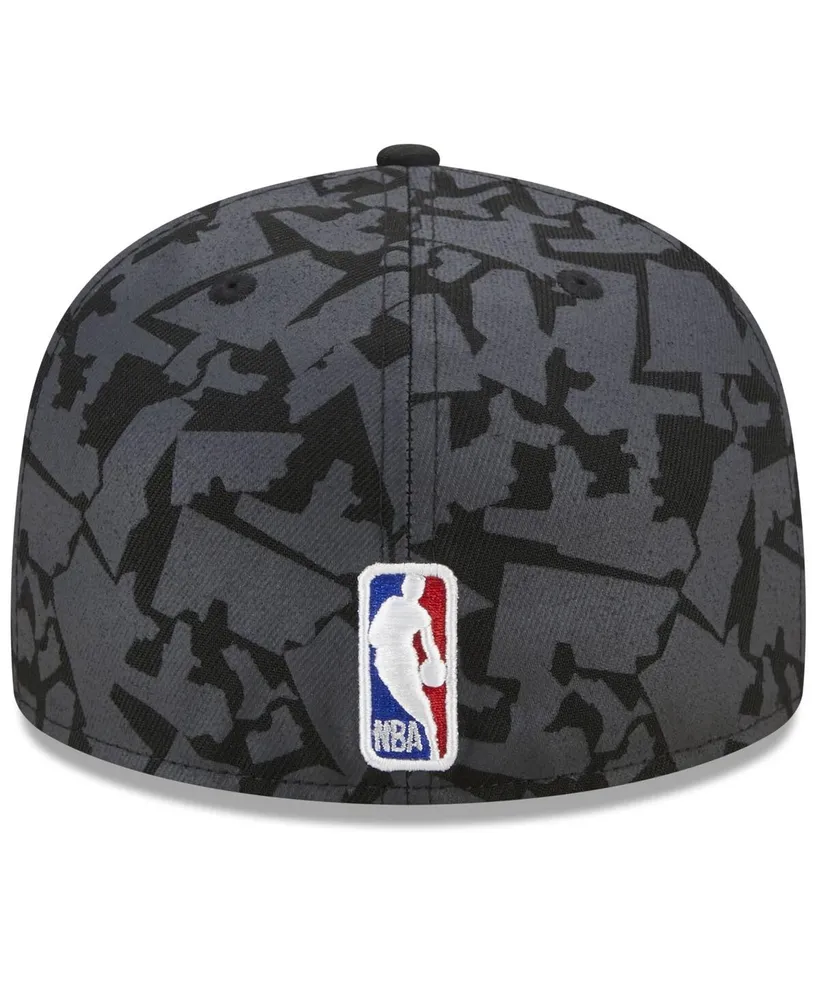 Men's New Era Gray Toronto Raptors 2022/23 City Edition Official 59FIFTY Fitted Hat