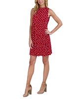 Robbie Bee Petite Bow-Back Trapeze Dress