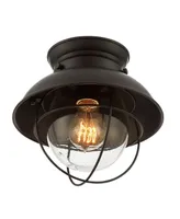 Trade Winds Lakeshore Semi-Flush Mount Ceiling Light in Oil Rubbed Bronze