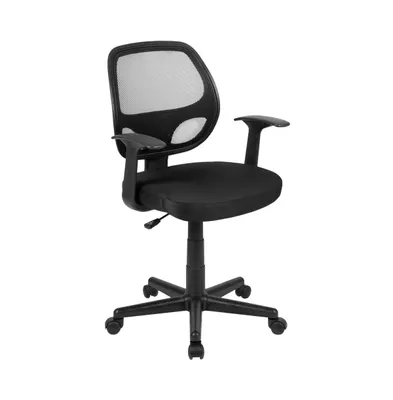 Emma+Oliver Mid-Back Mesh Swivel Ergonomic Task Office Chair - Arms