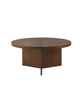 Martha Stewart Collection Sadie 36" Round Wood Coffee Table