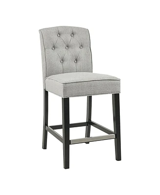 Madison Park Marian 26" Fabric Tufted Counter Stool