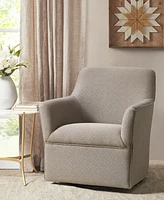 Madison Park Augustine 30.75" Fabric Swivel Glider Chair