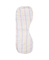 Stephen Joseph Baby Girls 2-Piece Muslin Rainbow Burp Cloth Set