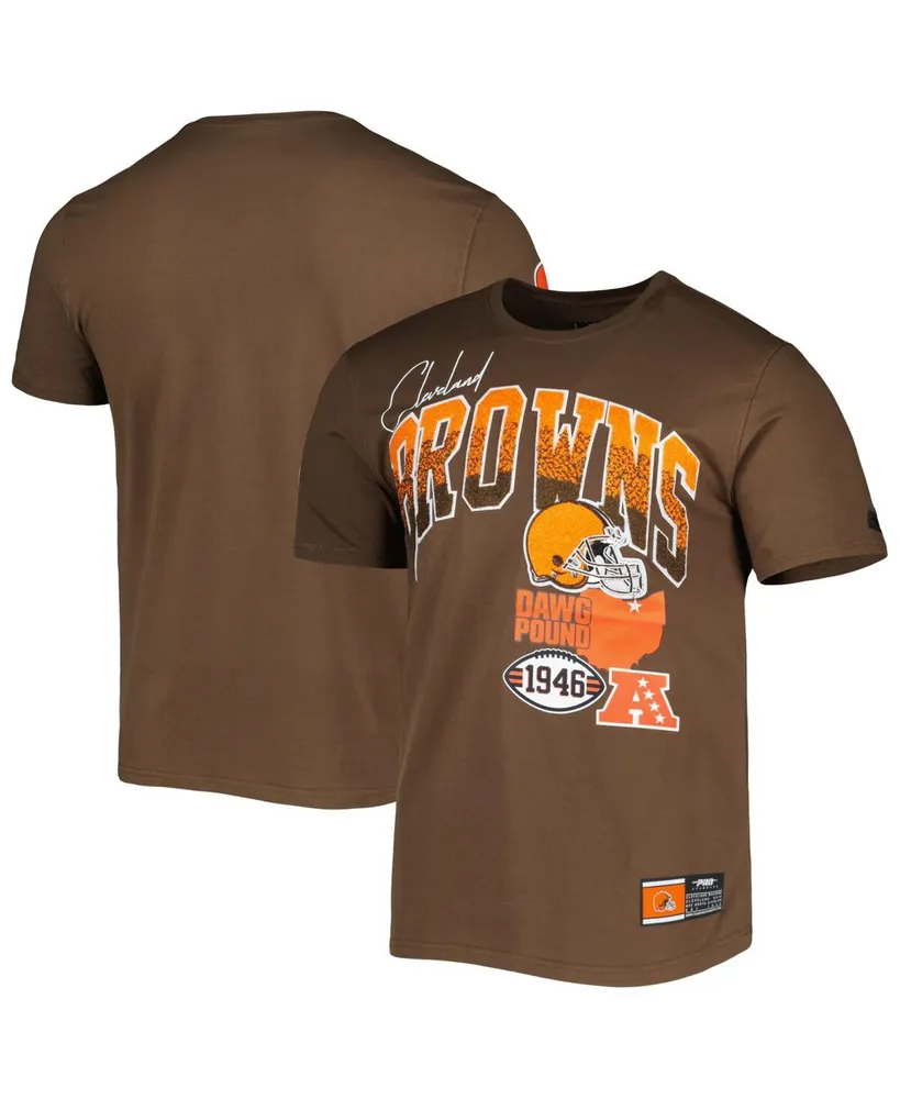 Cleveland Browns Majestic Threads Tri-Blend Pocket T-Shirt - Brown