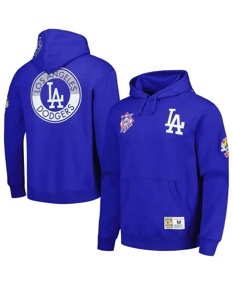 Mitchell & Ness Royal Los Angeles Rams Washed Short Sleeve Pullover Hoodie  in Blue for Men