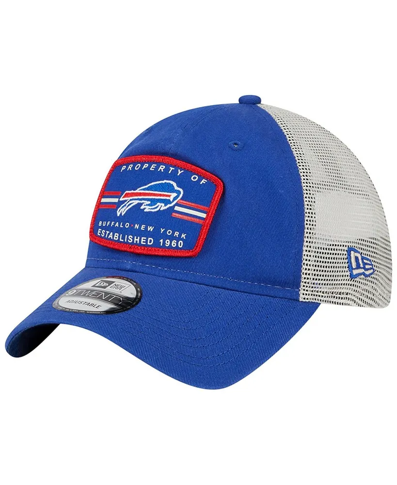 Men's New Era Royal Buffalo Bills Property Trucker 9TWENTY Snapback Hat