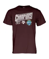 Men's Blue 84 Maroon Texas A&M Aggies 2023 Sec Women's Golf Champions T-shirt