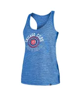 Women's New Era Blue Chicago Cubs Active Racerback Tank Top