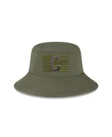 Men's New Era Green Cleveland Guardians 2023 Armed Forces Day Bucket Hat