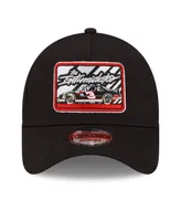 Men's New Era Black Dale Earnhardt Legends Intimidator 9FORTY A-Frame Trucker Snapback Adjustable Hat