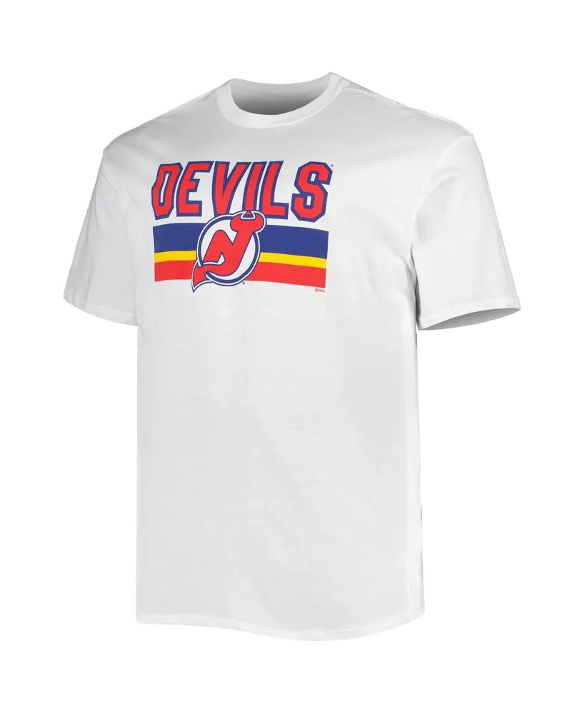 Men's Fanatics White New Jersey Devils Big and Tall Special Edition 2.0 T-shirt