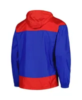 Men's Columbia Royal Philadelphia 76ers Big and Tall Flash Forward Challenger Omni-Shade Full-Zip Hoodie