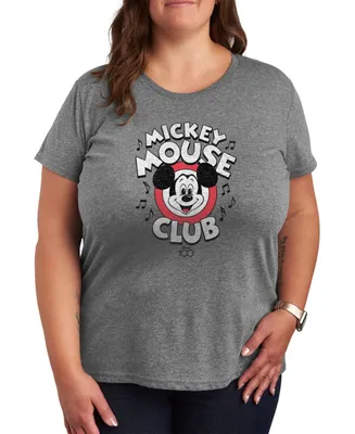 Hybrid Apparel Trendy Plus Mickey Mouse Graphic T-shirt