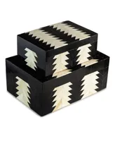 Venota Decorative Boxes, Set of 2