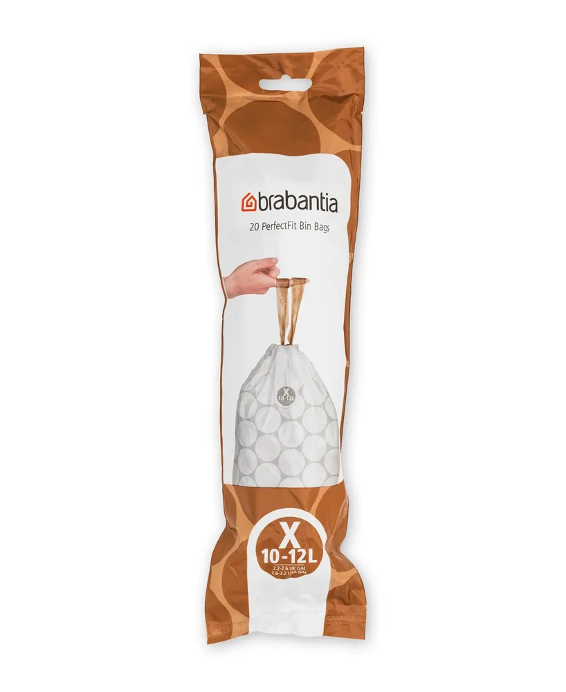 Brabantia Perfectfit Trash Bags, Code H, 13.2-16 Gallon, 50-60