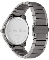 Calvin Klein Men's 3H Quartz Stainless Steel Bracelet Watch 43mm