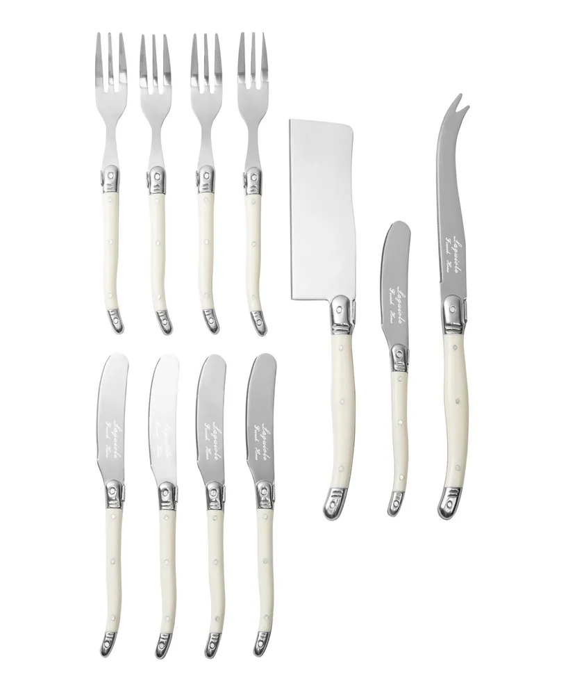 French Home Ultimate 11-Piece Charcuterie Set with Faux Ivory Handles