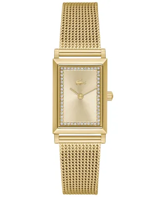 Lacoste Women's Catherine Gold-Tone Mesh Bracelet Watch 28.3mm x 20.7mm