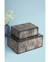 Gauri Kohli Bermuda Decorative Boxes, Set of 2