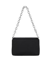 Nina Shoulder Bag with Crystal Ornament And Strap