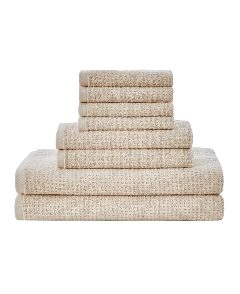 Nautica Oasis Solid Cotton Terry Quick Dry 8 Piece Towel Set