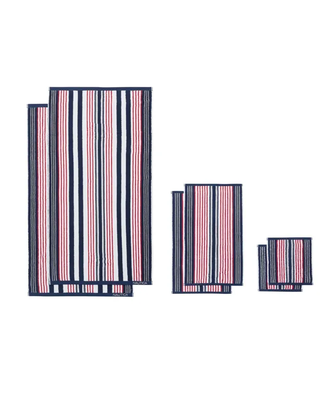 Nautica Mackenzie Cotton Terry 6 Piece Towel Set