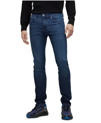 Boss by Hugo Men's Regular Rise Slim-Fit Jeans