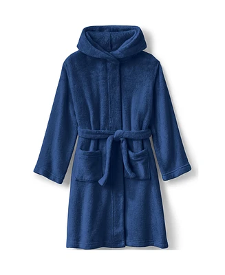 Lands' End Little Girls Fleece Hooded Robe