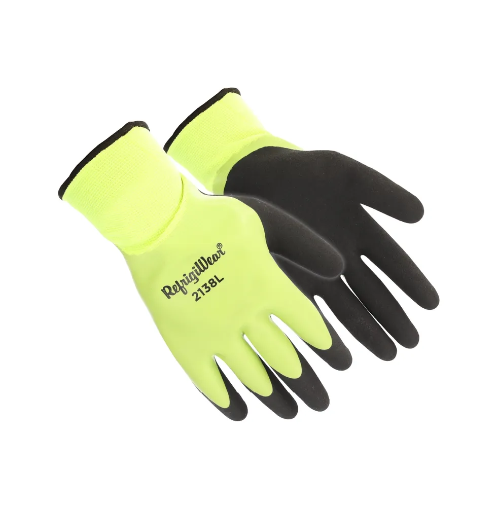 RefrigiWear Men's Waterproof Double Dip Knit Work Glove