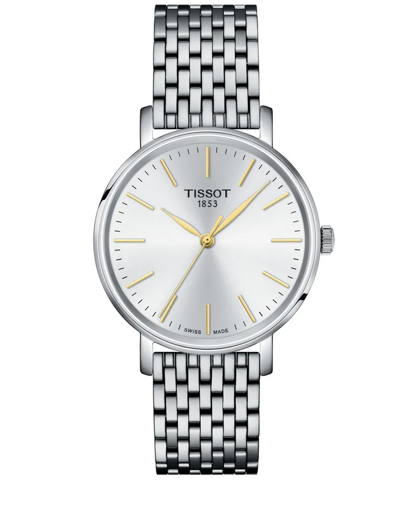 Tissot Women's Swiss Everytime Stainless Steel Bracelet Watch 34mm