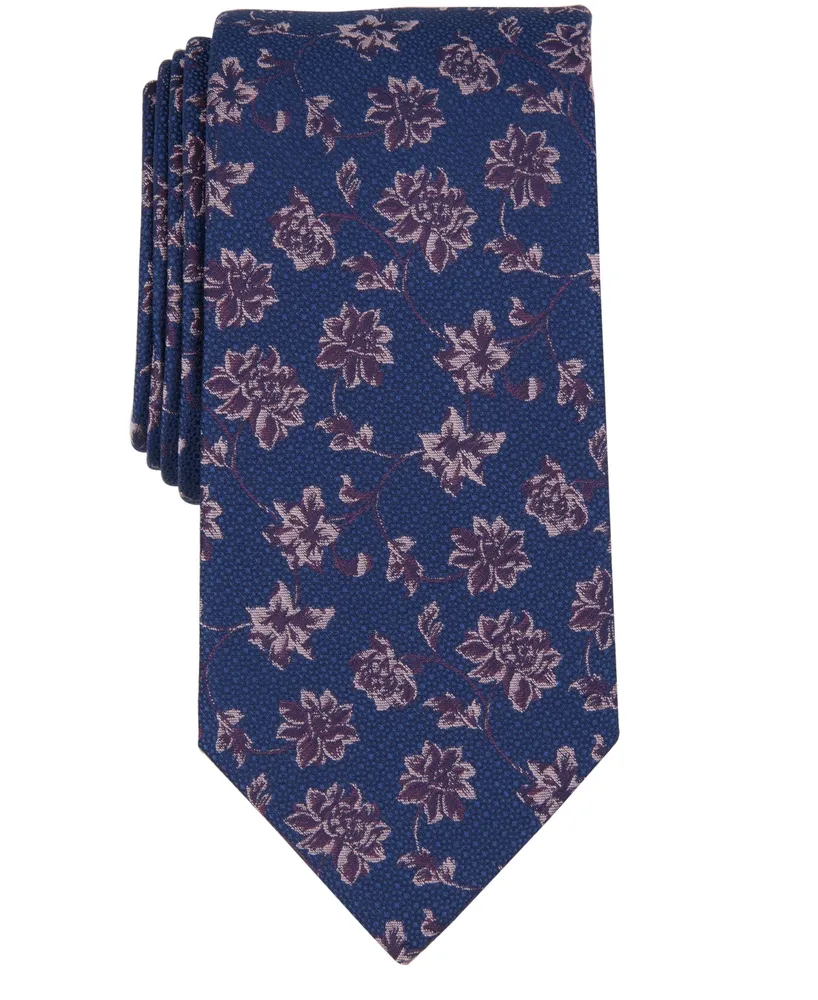 Michael Kors Men's Gegan Floral-Print Tie