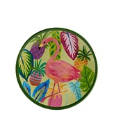 Fitz and Floyd Tropical Fun Melamine 12 Piece Dinnerware Set, Service for 4