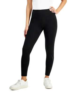 Id Ideology Women's High-Rise Laser Cut Leggings, Created for Macy's
