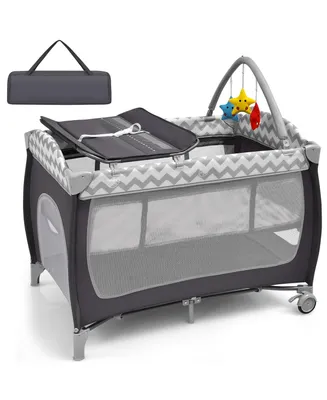 3 1 Baby Playard Portable Infant Nursery Center