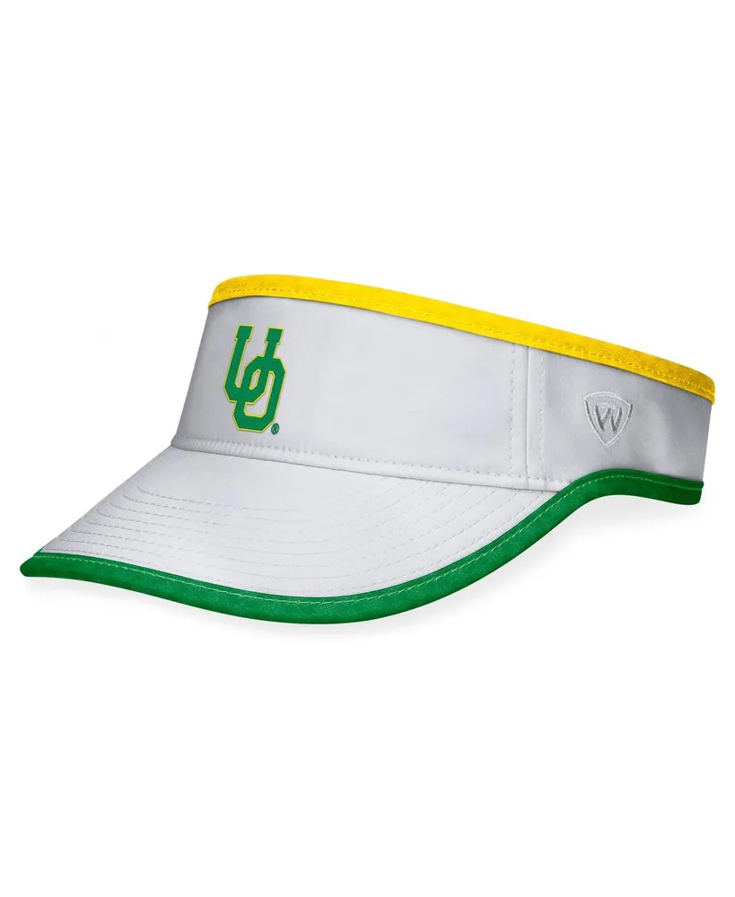 Men's Top of the World White Oregon Ducks Daybreak Adjustable Visor