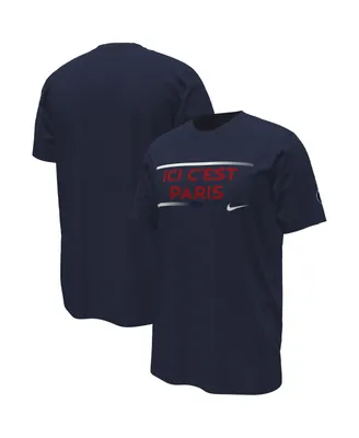 Men's Nike Navy Paris Saint-Germain Verbiage T-shirt