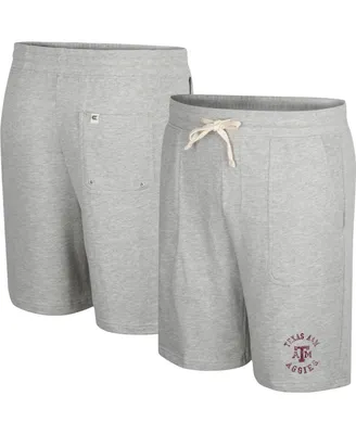 Men's Colosseum Heather Gray Texas A&M Aggies Love To Hear This Terry Shorts